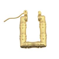 pendiente de gota colgando de latón, metal, chapado en color dorado, Joyería & para mujer, dorado, libre de níquel, plomo & cadmio, 24x16x3mm, 6parespareja/Grupo, Vendido por Grupo