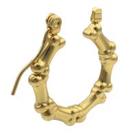 Brass Hoop Earring, gold color plated, fashion jewelry & for woman, golden, nickel, lead & cadmium free 