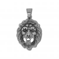 Pendentifs d'animaux en acier inoxydable , Acier inoxydable 304, Vintage & pour homme, couleur originale Vendu par PC