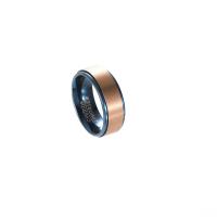 Anillo de dedo de acero Titanium de, Partículas de acero, Recubrimiento iónico al vacío, Joyería & diverso tamaño para la opción & para hombre, Vendido por UD