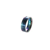 Anillo de dedo de acero Titanium de, Partículas de acero, Recubrimiento iónico al vacío, Joyería & diverso tamaño para la opción & para hombre, Vendido por UD