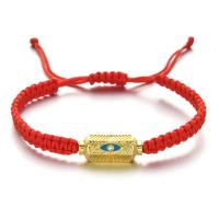 Cordón de lana pulsera, cordón poliéster, con aleación de zinc, chapado en color dorado, unisexo & ajustable, más colores para la opción, longitud:aproximado 18-28 cm, Vendido por UD