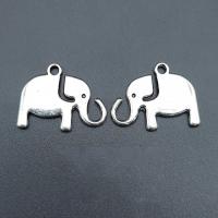 Zinc Alloy Animal Pendants, Elephant, antique silver color plated, durable & Corrosion-Resistant & DIY Approx 