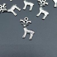 Zinc Alloy Animal Pendants, Deer, antique silver color plated, durable & Corrosion-Resistant & DIY Approx 