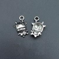 Zinc Alloy Animal Pendants, Cow, antique silver color plated, durable & Corrosion-Resistant & DIY Approx 