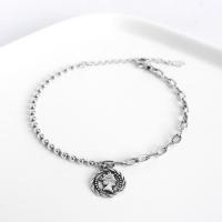 Plata de ley 925 Pulsera, con 1.18inch extender cadena, Joyería & para mujer, 12mm, longitud:aproximado 6.3 Inch, Vendido por UD