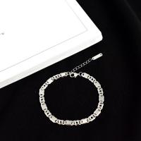 Plata de ley 925 Pulsera, con 1.18inch extender cadena, chapado en color de plata, Joyería & unisexo, 4.5mm, longitud:aproximado 6.3 Inch, Vendido por UD