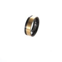 Anillo de dedo de acero Titanium de, metal, chapado, Joyería & diverso tamaño para la opción & para hombre, Vendido por UD