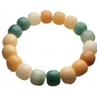 Wrist Mala, Bodhi Root, folk style & Unisex, multi-colored Approx 8.5 Inch 