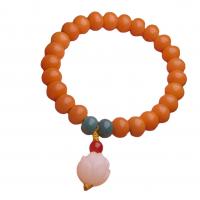 Wrist Mala, Bodhi Root, Lotus, fashion jewelry & Unisex & effloresce Approx 7 Inch 