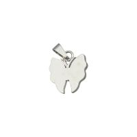 Pendentifs d'animaux en acier inoxydable , Acier inoxydable 304, papillon, bijoux de mode & pour femme, couleur originale Environ 2.6mm, Vendu par PC