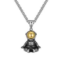 Collier de bijoux de titane, Acier titane, astronaute, bijoux de mode & pour homme Environ 23.6 pouce, Vendu par PC