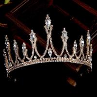 Bridal Tiaras, Zinc Alloy, plated, fashion jewelry & for woman & with rhinestone 