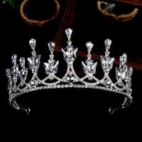 Bridal Tiaras, Zinc Alloy, plated, fashion jewelry & for woman & with rhinestone 