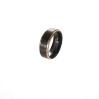 Anillo de dedo de acero Titanium de, Partículas de acero, chapado, Joyería & diverso tamaño para la opción & para hombre, Vendido por UD