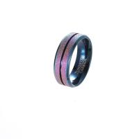 Anillo de dedo de acero Titanium de, Partículas de acero, chapado, Joyería & diverso tamaño para la opción & para hombre, Vendido por UD