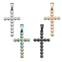 Stainless Steel Cross Pendants, 304 Stainless Steel, Vacuum Ion Plating, Unisex 