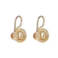 Brass Clip On Earring Finding, plated, DIY 