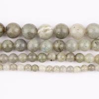 Single Gemstone Beads, Labradorite, Round, polished, DIY Approx 37 cm 