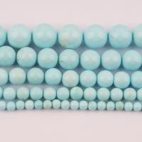 Single Gemstone Beads, Magnesite, Round, polished, DIY Approx 40 cm 