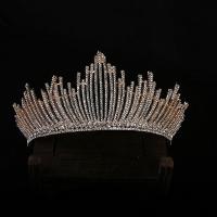 Bridal Tiaras, Zinc Alloy, plated, fashion jewelry & for woman & with rhinestone 