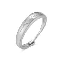 Edelstahl Fingerring, 316 L Edelstahl, Vakuum-Ionen-Beschichtung, Einstellbar & Modeschmuck & für Frau, keine, inner diameter:17~21mm, verkauft von PC