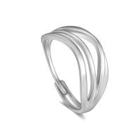 Stainless Steel Finger Ring, 316L Stainless Steel, Vacuum Ion Plating, Adjustable & fashion jewelry & for woman & hollow inner ~21mm 