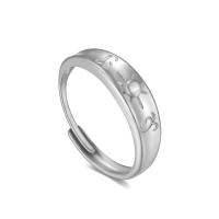 Edelstahl Fingerring, 316 L Edelstahl, Vakuum-Ionen-Beschichtung, Einstellbar & Modeschmuck & für Frau, keine, inner diameter:17~21mm, verkauft von PC