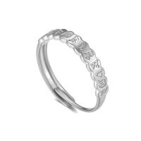 Edelstahl Fingerring, 316 L Edelstahl, Vakuum-Ionen-Beschichtung, Einstellbar & Modeschmuck & für Frau, keine, inner diameter:17~21mm, verkauft von PC