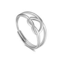 Stainless Steel Finger Ring, 316L Stainless Steel, Heart, Vacuum Ion Plating, Adjustable & fashion jewelry & for woman & hollow inner ~21mm 