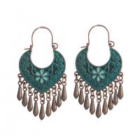 Fashion Fringe Earrings, Zinc Alloy, plated, fashion jewelry & for woman 