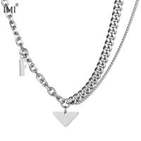 Collier de bijoux de titane, Acier titane, poli, bijoux de mode & longueur différente pour le choix & pour homme, Vendu par brin