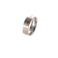 Anillo de dedo de acero Titanium de, Partículas de acero, chapado, Joyería & diverso tamaño para la opción & para hombre, Vendido por UD