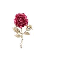 Zinc Alloy Enamel Pendants, Rose, KC gold color plated, DIY & with rhinestone, 18-42mm 