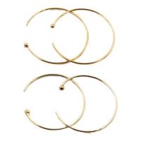 Gold Filled Hook Earwire, Letter C, 14K gold-filled, DIY 