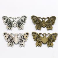 Zinc Alloy Animal Pendants, Butterfly, plated, Corrosion-Resistant & DIY & hollow 