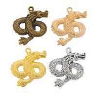 Zinc Alloy Animal Pendants, Dragon, plated, vintage & DIY Approx 