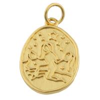 Brass Jewelry Pendants, gold color plated, fashion jewelry & DIY 