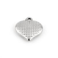 Stainless Steel Heart Pendants, 304 Stainless Steel, DIY, original color 