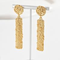 Boucle d'oreille goutte Zinc Alloy, alliage de zinc, Placage de couleur d'or, bijoux de mode & pour femme Vendu par paire