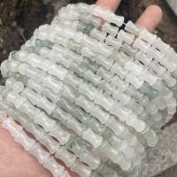 Single Gemstone Beads, Ice Jade, polished, DIY, light green Approx 