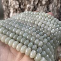 Single Gemstone Beads, Jade Quartzite, Abacus, polished, DIY, light green Approx 39 cm 