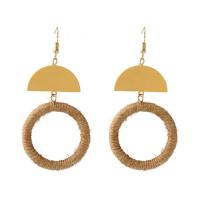 Wood Earring, деревянный, с Рафида Грасс, ювелирные изделия моды & Женский продается Пара