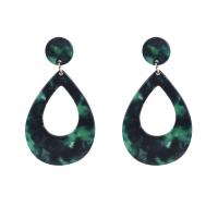 Boucle d'oreille de goutte acrylique, bijoux de mode & pour femme, plus de couleurs à choisir Vendu par paire