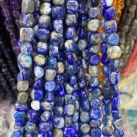 Natural Lapis Lazuli Beads, Nuggets, polished, DIY, blue Approx 40 cm 