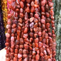 Natural Red Agate Beads, Nuggets, polished, DIY, red, 5-9mm Approx 38-40 cm 