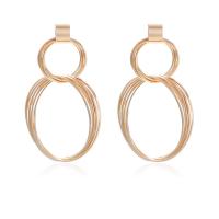 Zinc Alloy Drop Earring, plated, fashion jewelry & for woman 