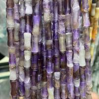 Natürliche Amethyst Perlen, poliert, DIY, gemischte Farben, 5x12mm, Länge:ca. 40 cm, verkauft von Strang