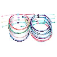 Fashion Create Wax Cord Bracelets, Tassel, Bohemian style & for woman Approx 5.9-12.6 Inch 