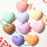 Mobile Phone DIY Decoration, Resin, Heart, enamel 